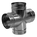 Odbočka dvojitá 90° OBD90 150/100 mm