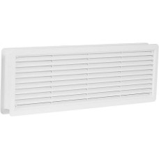 Dveřní větrací mřížka 400x130 bílá (balení 2ks)