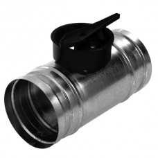 Kruhová škrtící klapka KSP s plastovým ovládáním průměr 200 mm