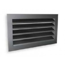 Protidešťové žaluzie 400 x 400 mm pozink